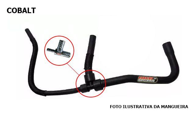 Tubo Adaptação Mangueira Ar Quente Celta Corsa Onix Prisma + Abraçadeiras - Paraiso das Mangueiras