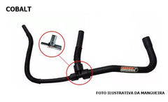 Tubo Adaptação Mangueira Ar Quente Celta Corsa Onix Prisma + Abraçadeiras - Paraiso das Mangueiras