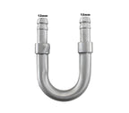 Tubo Aluminio em U Mangueira 1/2 13mm adaptador Universal - Paraiso das Mangueiras