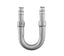 Tubo Aluminio em U Mangueira 1/2 13mm adaptador Universal - Paraiso das Mangueiras
