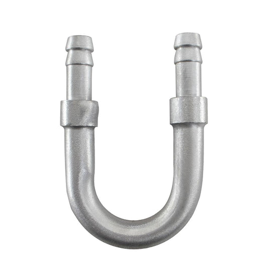 Tubo Aluminio em U Mangueira 1/2 13mm adaptador Universal