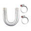 Tubo Aluminio U Para Isolar Ar Quente Adaptador 16mm Universal