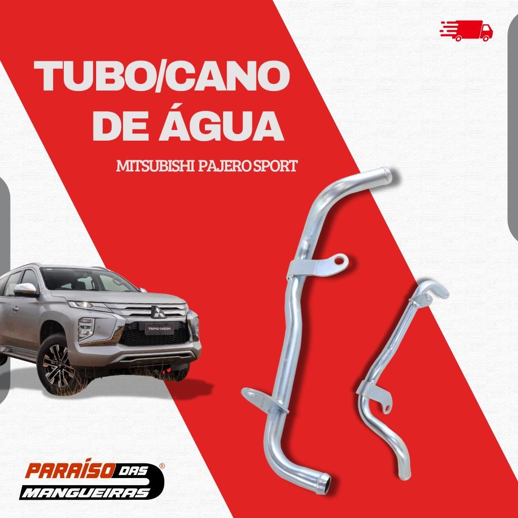 Tubo Cano Agua Mitsubishi Pajero Sport Md377989 Imagem secundária do produto