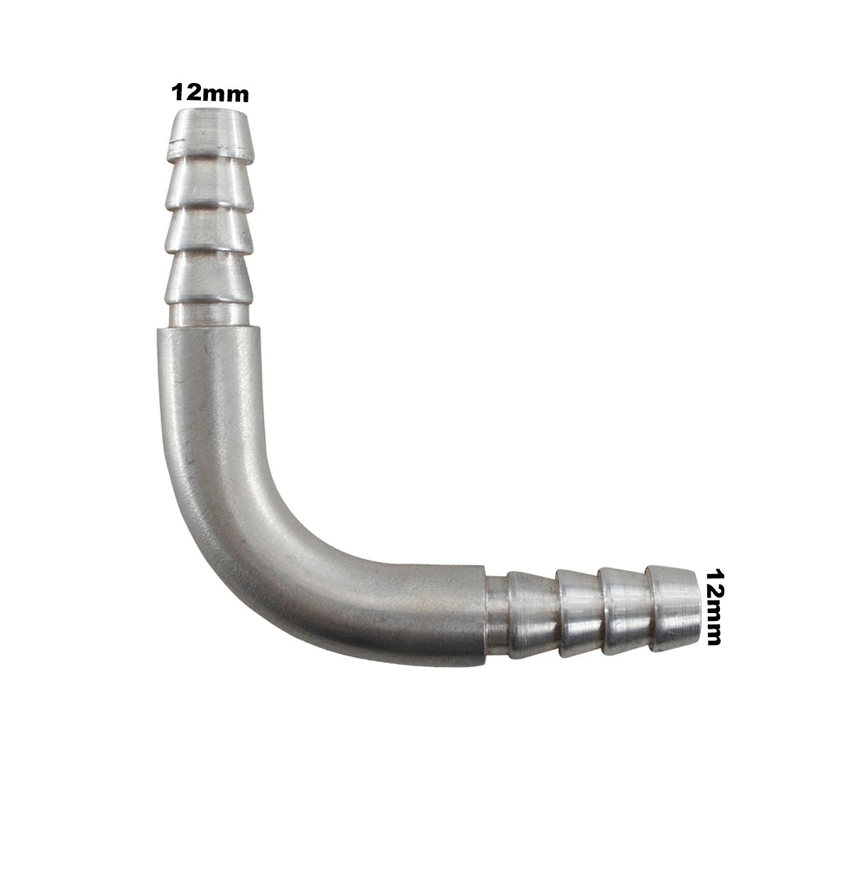 Tubo Conexão Cotovelo Aluminio 7/16 11,5mm Universal - Paraiso das Mangueiras