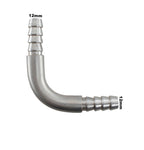 Tubo Conexão Cotovelo Aluminio 7/16 11,5mm Universal - Paraiso das Mangueiras