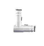 Tubo Cotovelo 90 Graus Com Redução De 5/8 Para 1/2 Aluminio - Paraiso das Mangueiras