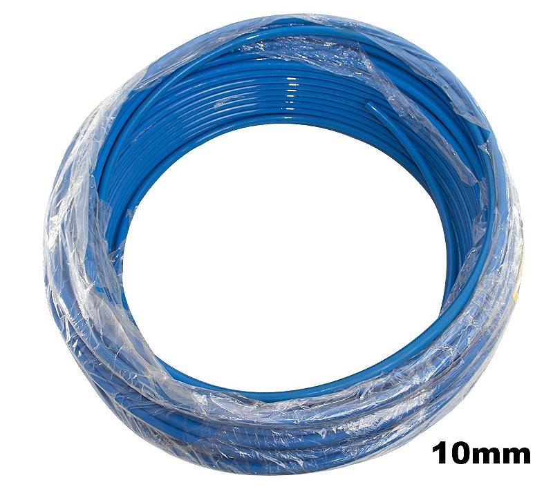 Tubo Pu Poliuretano 10,0mmX1,5mm Azul Universal - Paraiso das Mangueiras