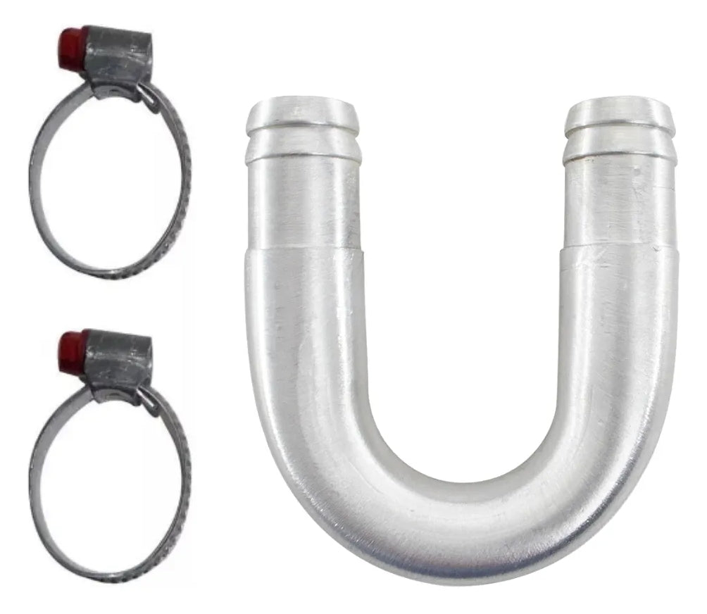 Tubo U Adaptador Para Isolar Ar Quente 19mm Unirversal + Abraçadeiras - Paraiso das Mangueiras Imagem principal do produto