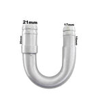 Tubo U Conexão Ar Quente Clio Kangoo 19mm Para 16mm - Paraiso das Mangueiras
