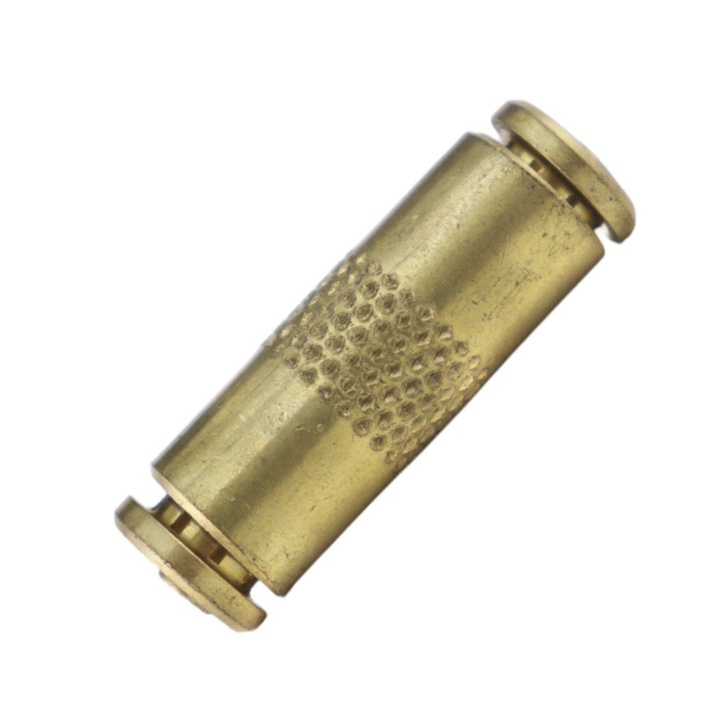 União Emenda Conector Tecalon 6mm 1/4 Tubo Universal Metal