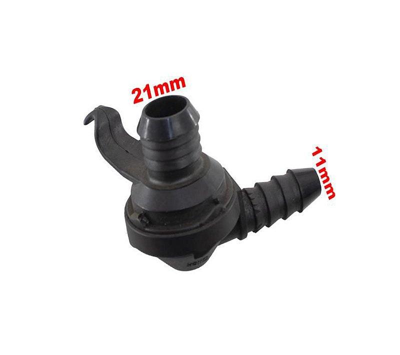 Válvula De Hidrovácuo Universal 21mm Para 11mm - Paraiso das Mangueiras