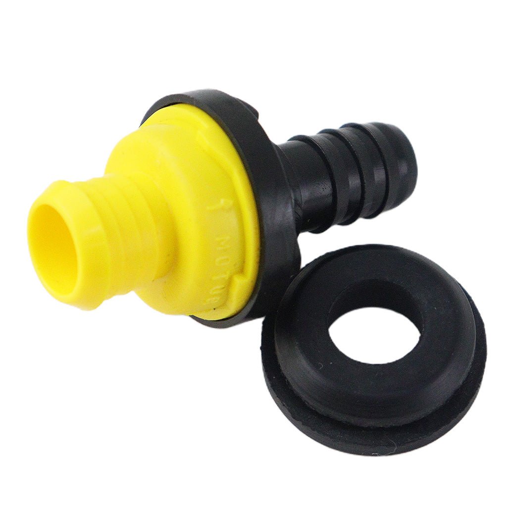 Válvula Hidrovacuo 180º Para Tubo 12,7mm Com Borracha