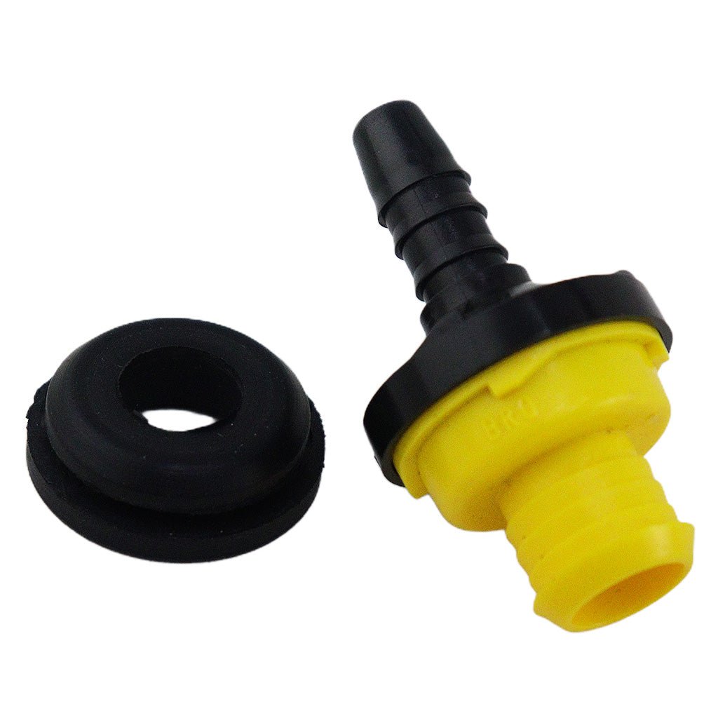 Válvula Hidrovácuo 90° Universal Conector Com Borracha
