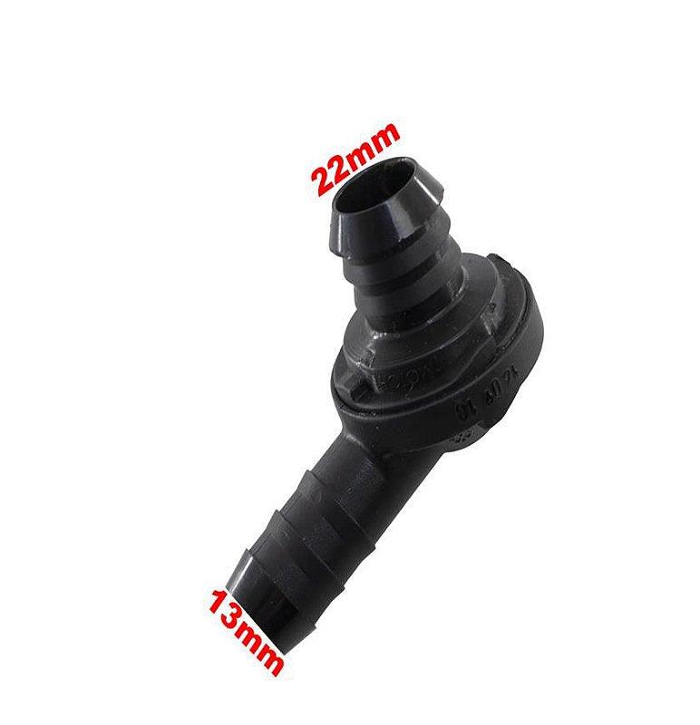 Válvula Hidrovácuo 90° Universal 22mm Para 13mm - Paraiso das Mangueiras Imagem principal do produto