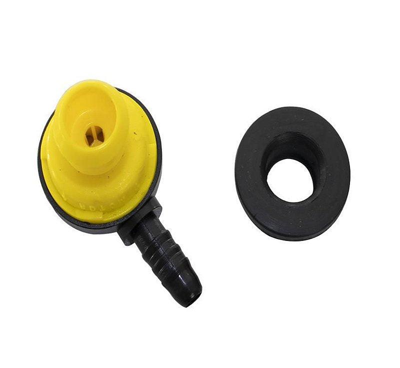 Válvula Hidrovácuo 90° Universal  8mmX15mm Imagem secundária do produto