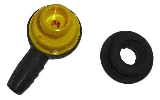 Válvula Hidrovácuo 90° Universal com Borracha Imagem secundária do produto